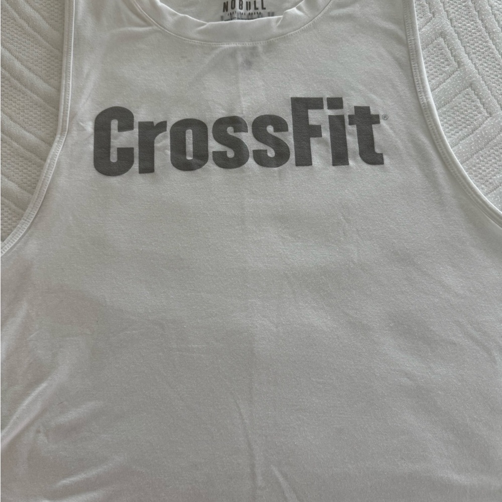 NoBull White CrossFit Tank Top